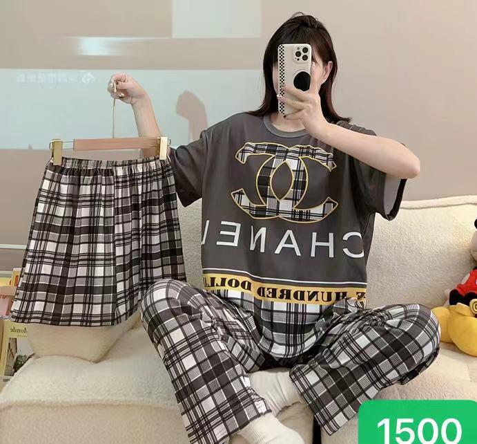 Premium 3-Piece Soft Cotton Branded Set – Free Size (28-38)