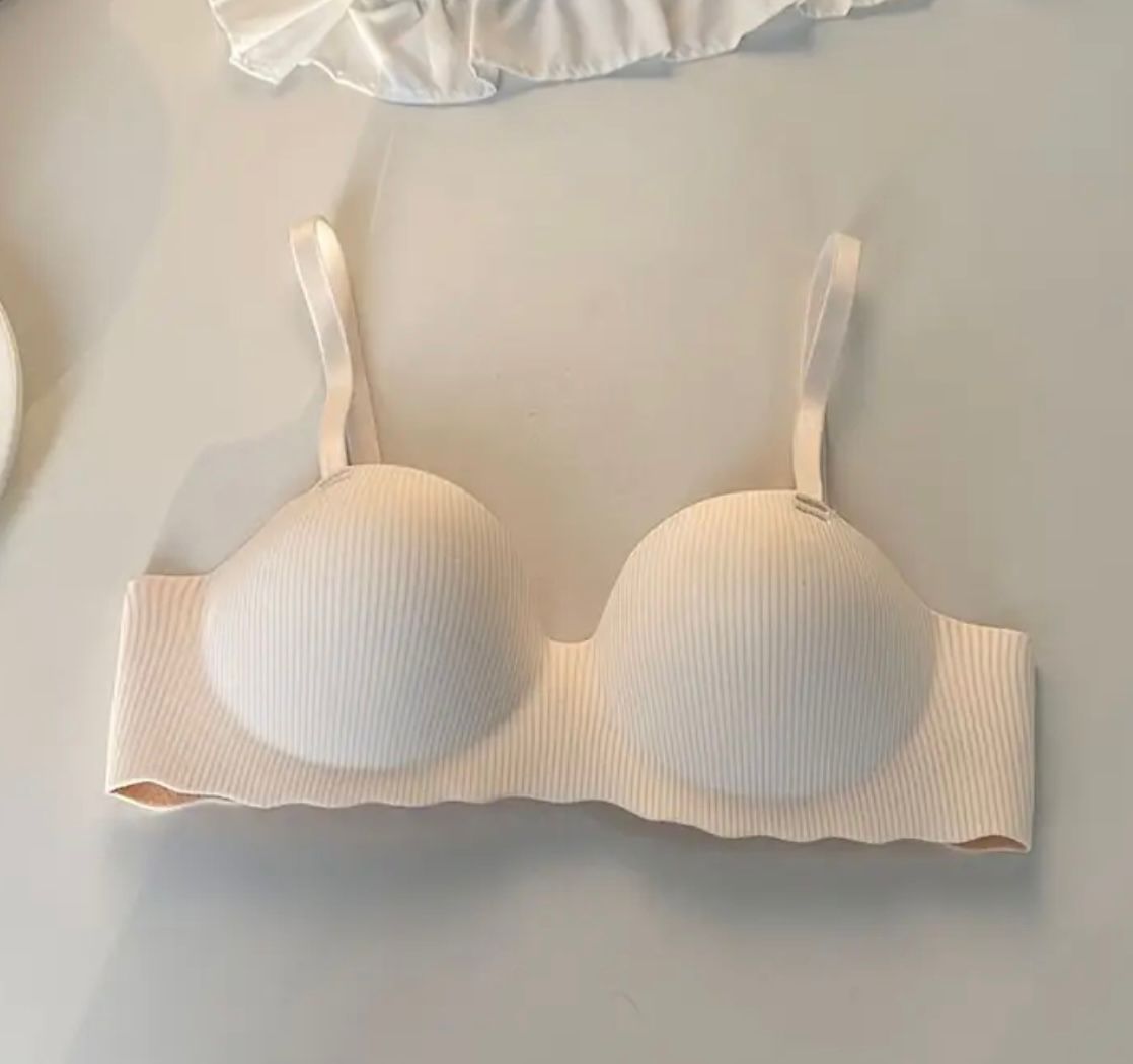 "Made in China | Malai Soft Push-Up Half Cup Bra – Premium Quality, Sizes 32-38"