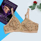 Pack of 4 Cotton & Jersey Bras for Women & Girls – Soft, Comfortable, Full Coverage (Sizes 32–42)