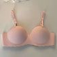 "Made in China | Malai Soft Push-Up Half Cup Bra – Premium Quality, Sizes 32-38"