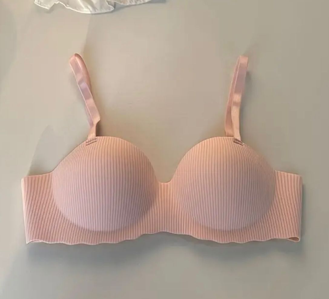 "Made in China | Malai Soft Push-Up Half Cup Bra – Premium Quality, Sizes 32-38"