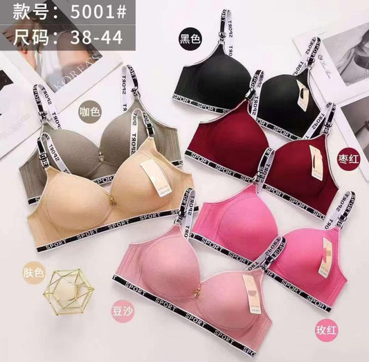 China Imported Fancy Sports Bra – Premium Quality | 6 Colors | Sizes 36-42