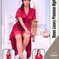 🌹 Roses Luxury Premium Nightwear Set – Malai Jersey Fabric | Made in Pakistan | Free Size 3 Pcs