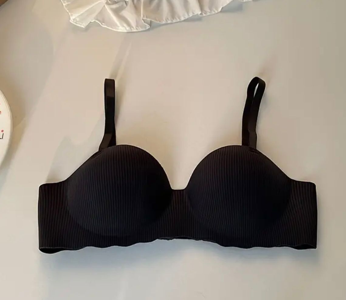"Made in China | Malai Soft Push-Up Half Cup Bra – Premium Quality, Sizes 32-38"