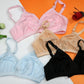 Local Jersey Cotton Fabric Bra Pack of 4 – Comfortable & Soft Daily Wear (Sizes 32–42)