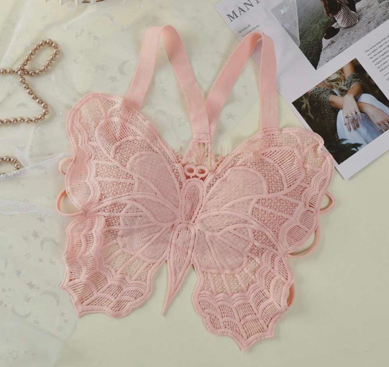 China Imported Fancy Butterfly Foam Panties - Soft & Stylish Women's Underwear (Size 32-36,