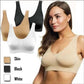 Pack of 2 - Imported Ladies Air Bra | 100% Lycra Cotton | Free Size (36–42) | Skin & Black
