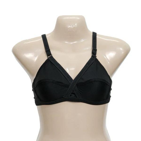 Local Jersey Cotton Fabric Bra Pack of 4 – Comfortable & Soft Daily Wear (Sizes 32–42)