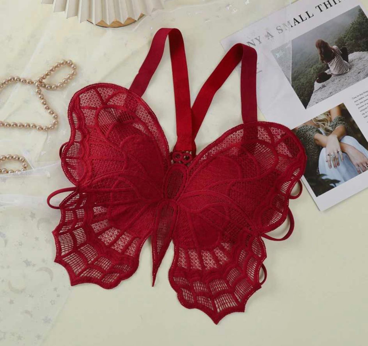 China Imported Fancy Butterfly Foam Panties - Soft & Stylish Women's Underwear (Size 32-36,