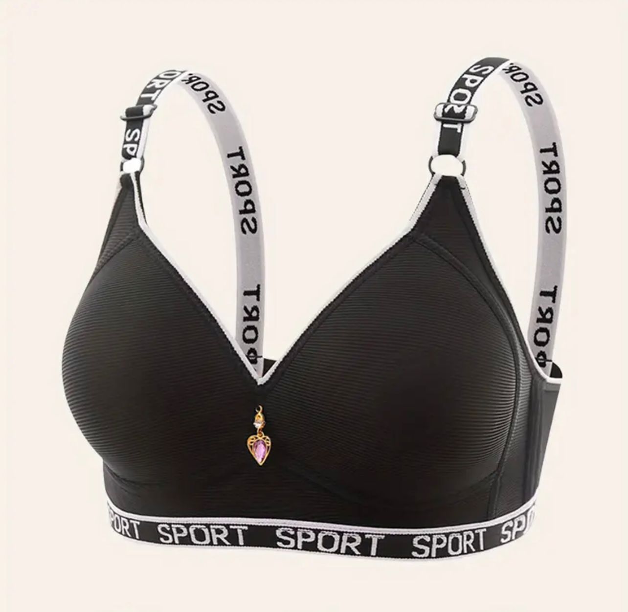 China Imported Fancy Sports Bra – Premium Quality | 6 Colors | Sizes 36-42